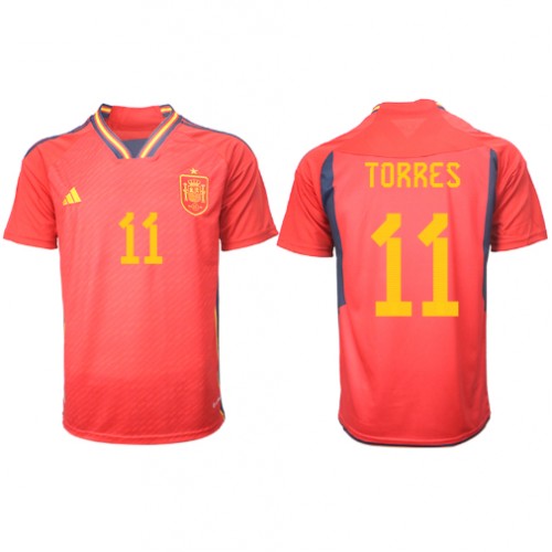 Pánský Fotbalový dres Španělsko Ferran Torres #11 MS 2022 Domácí Krátký Rukáv